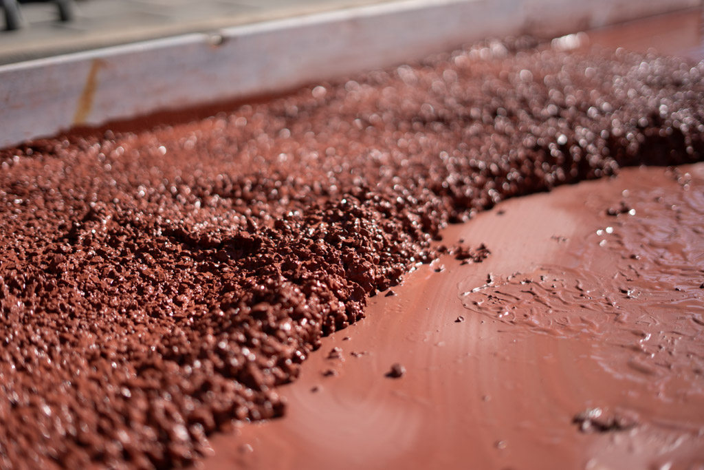 Pokládka teraco podlahy Roštění