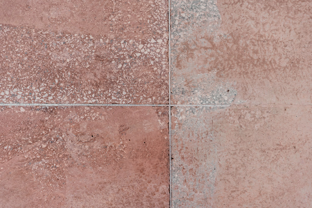 Pokládka teraco podlahy Roštění