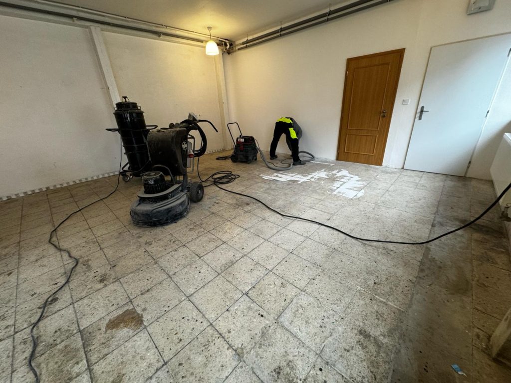 Renovace teraco podlahy Uherské Hradiště